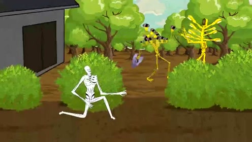 警笛头和路灯人被戏s