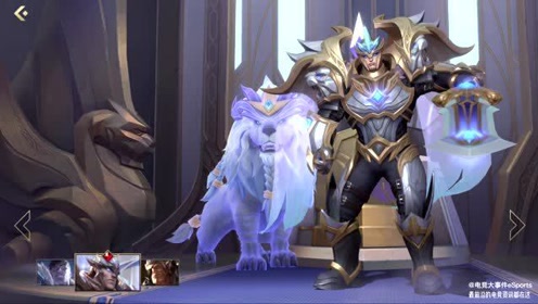 lol手游盖伦神王皮肤体验:高贵的骑士,霸气侧漏啊