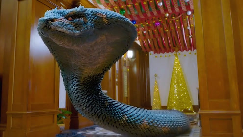 人类无休止的贪婪,侵占了它的巢穴 引起了蛇王的复仇#变异狂蟒