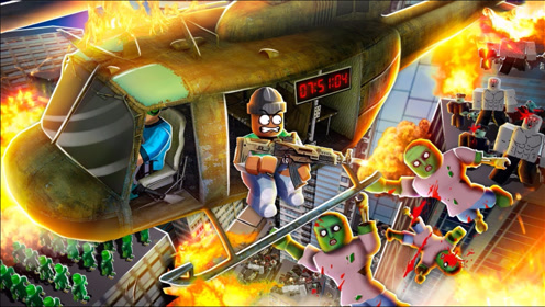 roblox世界末日:遭到僵尸围攻紧急呼叫救援!面面解说