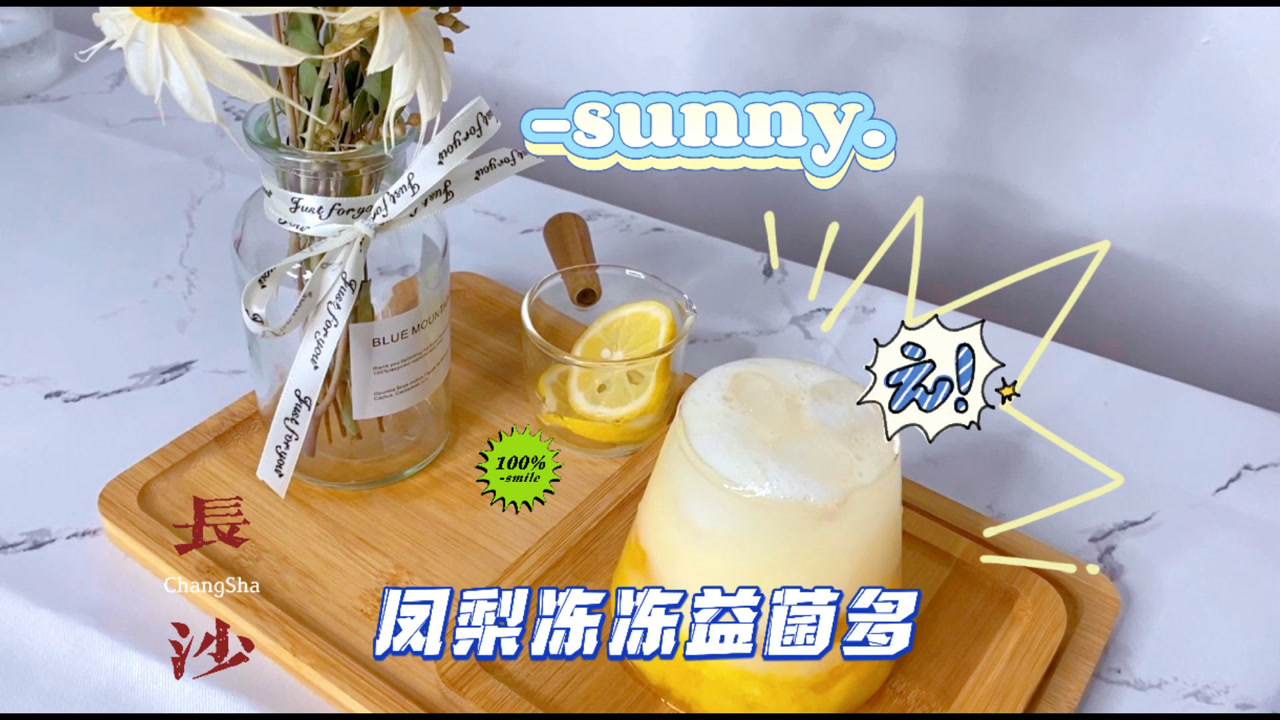 小晚|vlog 9 - 凤梨冻冻益菌多