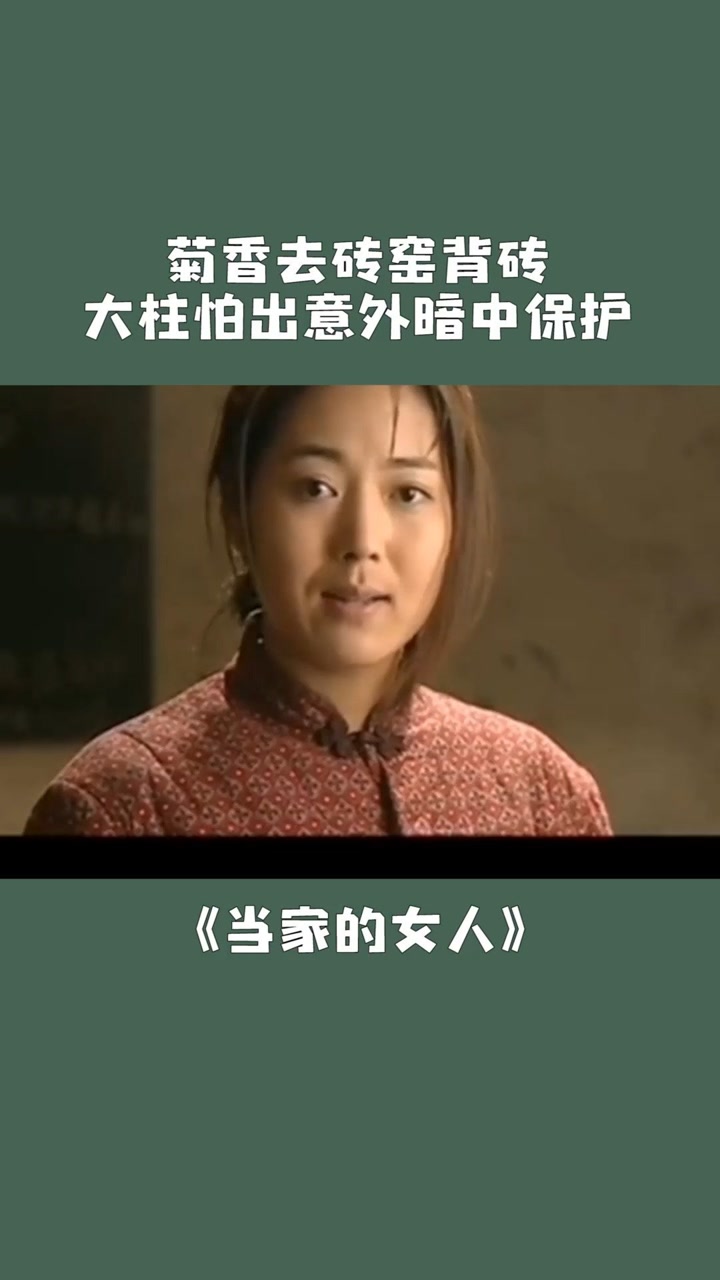 第47段i菊香去砖窑背砖大柱怕出意外暗中保护下#当家的女人