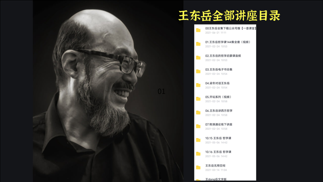 王东岳讲座全集1至81集视频 王东岳讲道德经系列