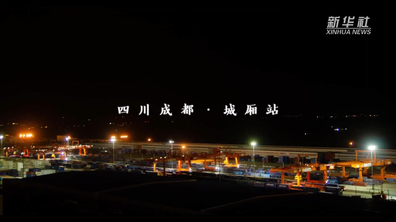 新春走基层|中欧班列作业场的深夜"遛车人"