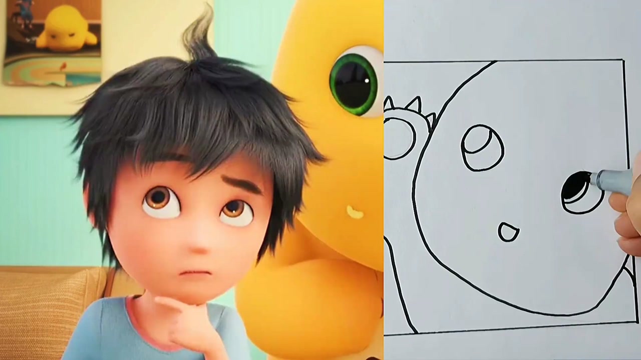 配上蛋黄的裙子蓬松的头发会更适合