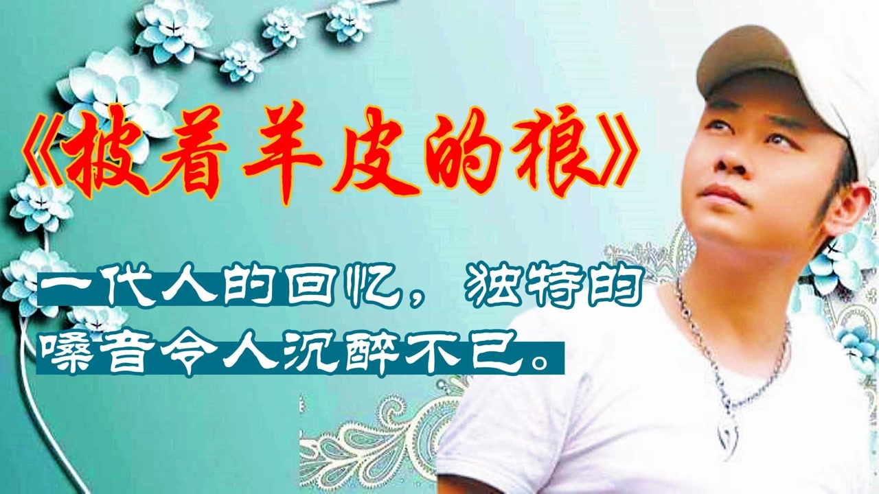 刀郎的《披着羊皮的狼》,对爱情的执着,好听根本听不够,唱绝了.