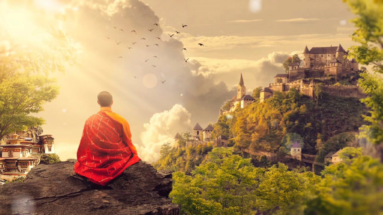 师傅说,当你熬到了心中无爱无恨无他人的时候,你就重生了,过程