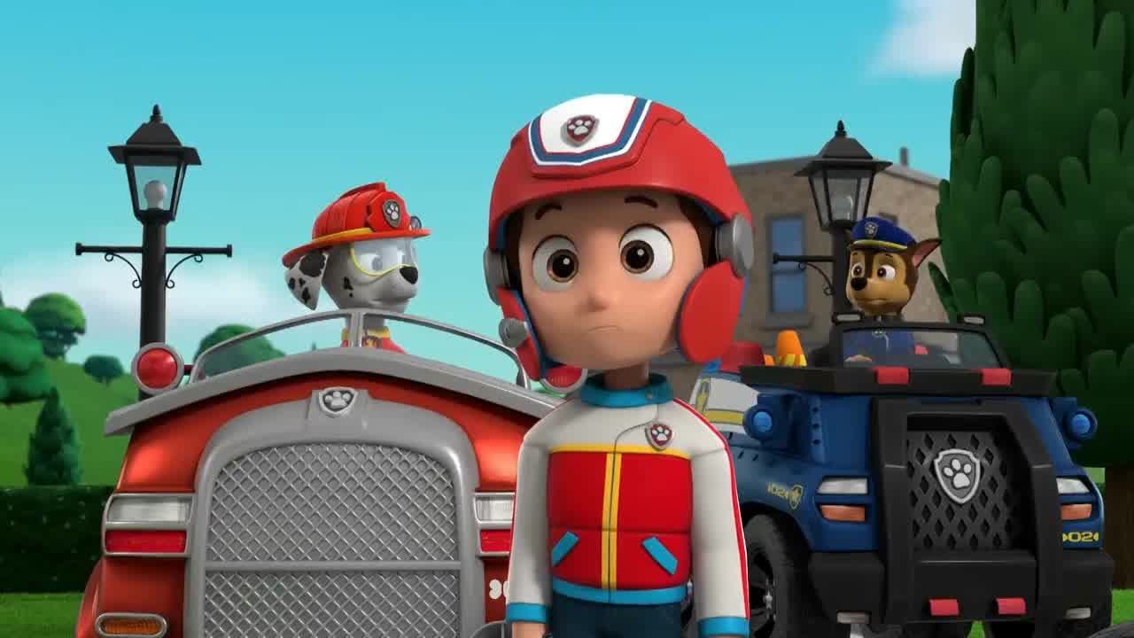 汪汪队立大功第八季:韩丁那先生的胡子被乌鸦叼走了,真是太不思议了!