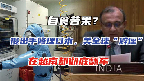 自食苦果俄出手修理日本美全球辟谣在越南却彻底翻车