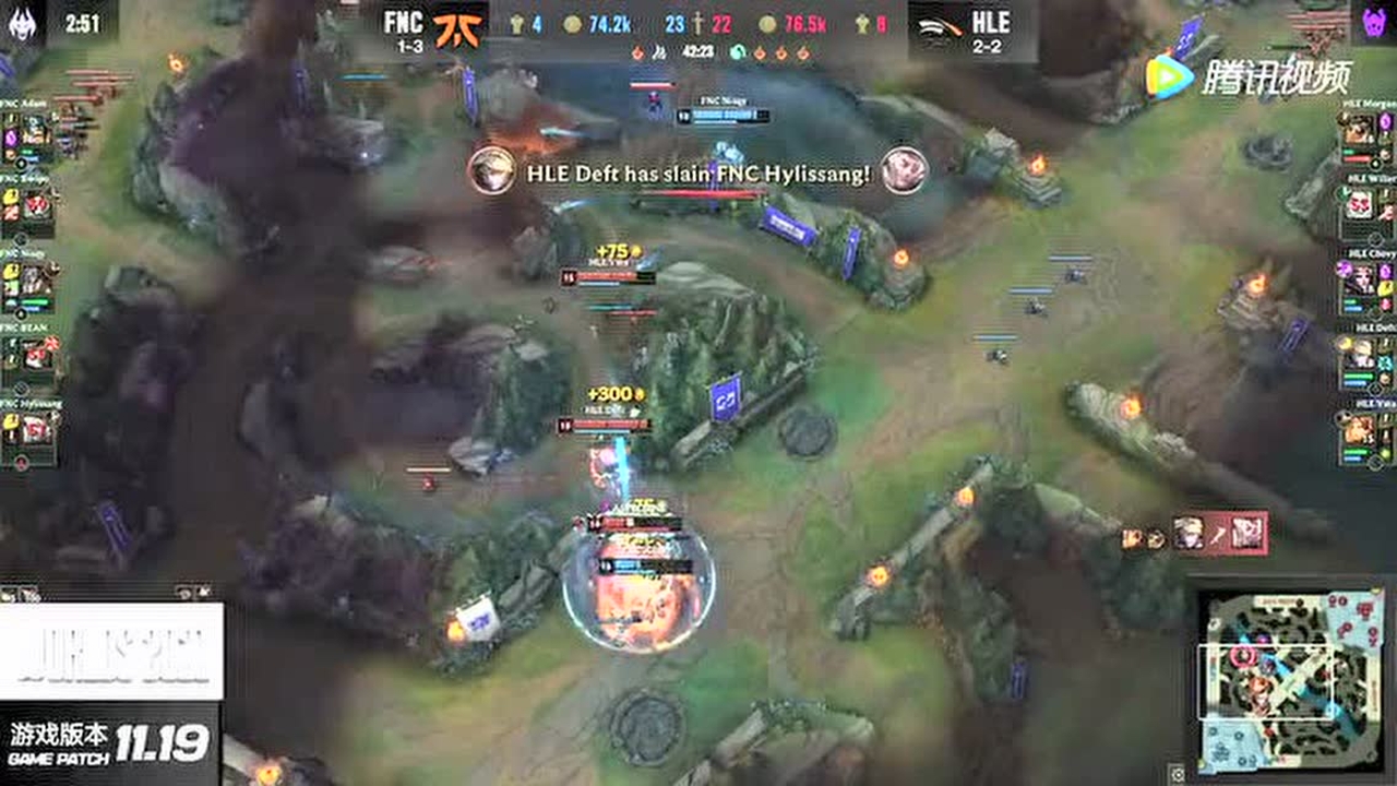 HLE强势不团大龙 Morgan鳄鱼双杀报仇雪恨