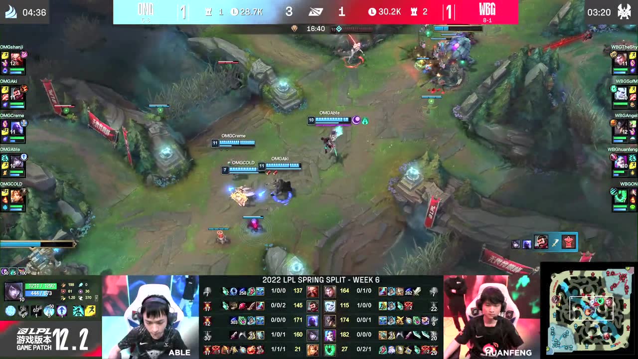 WBG 2-1 OMG