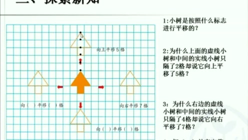 [图]人教版数学四年级下图形的运动-平移