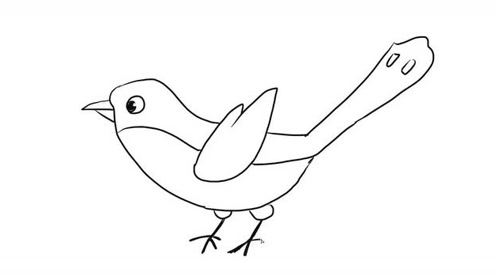 可爱的喜鹊亲子绘画儿童简笔画视频 宝宝轻松学画画