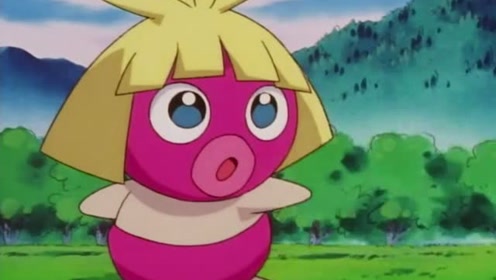 神奇宝贝,迷唇娃用天使之吻攻击小智的皮卡丘