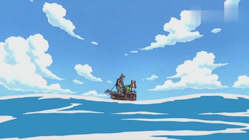 海贼王:无风带是海王类的巢穴,超大型的海王类,吓到了路飞他们