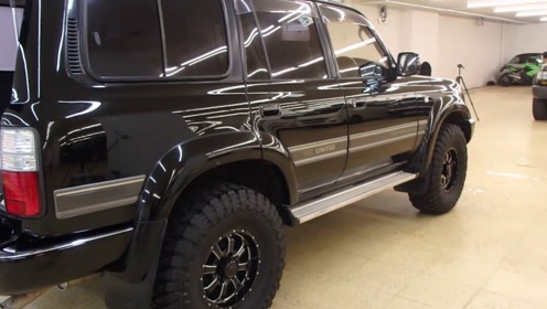 1993年丰田陆巡fj80,不看转速表都以为没着车,汽车质量吹不出来