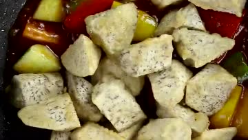 芋头版糖醋素排骨