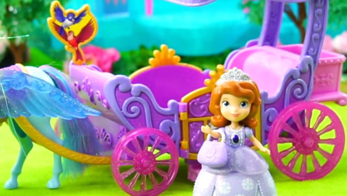 创意益智玩具,公主苏菲亚坐马车去参加舞会,会发生什么有趣的事情