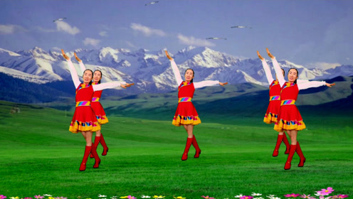 藏歌经典天籁之音,美丽的舞蹈让人沉醉0:03:02藏族舞《雪山姑娘》
