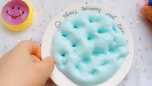 用牙膏和洗面奶自制起泡胶,无硼砂无洗衣液,安全无毒超简单