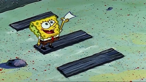 海绵宝宝:海绵宝宝捡到一张神奇的小纸片
