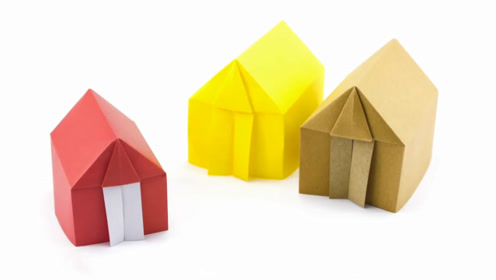 手工纸艺教程,玩具帐篷的折纸方法,孩子们也能轻松学会!