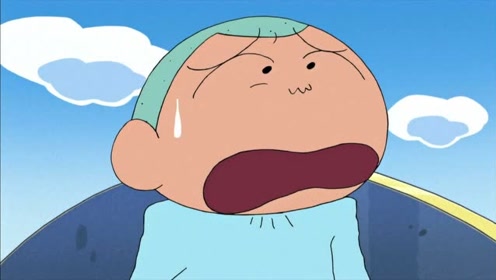 蜡笔小新:正男把高尔夫球打到了屋顶上没想到风一吹竟滚进了洞里