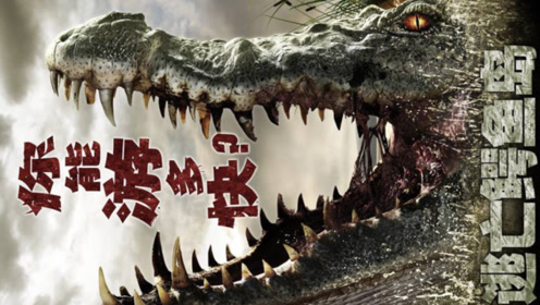 几分钟看完动物灾难电影《逃亡鳄鱼岛》,鳄鱼猛于虎也