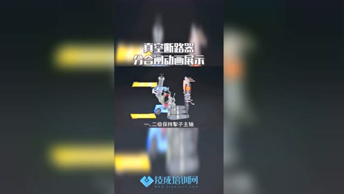 [图]真空断路器分合闸动画演示