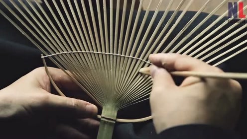 日本传统竹扇制作工艺,这么繁琐能卖的起价格吗