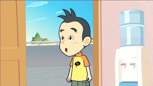 马小跳:马小跳因为肚子不舒服,在老师办公室休息,真是精彩