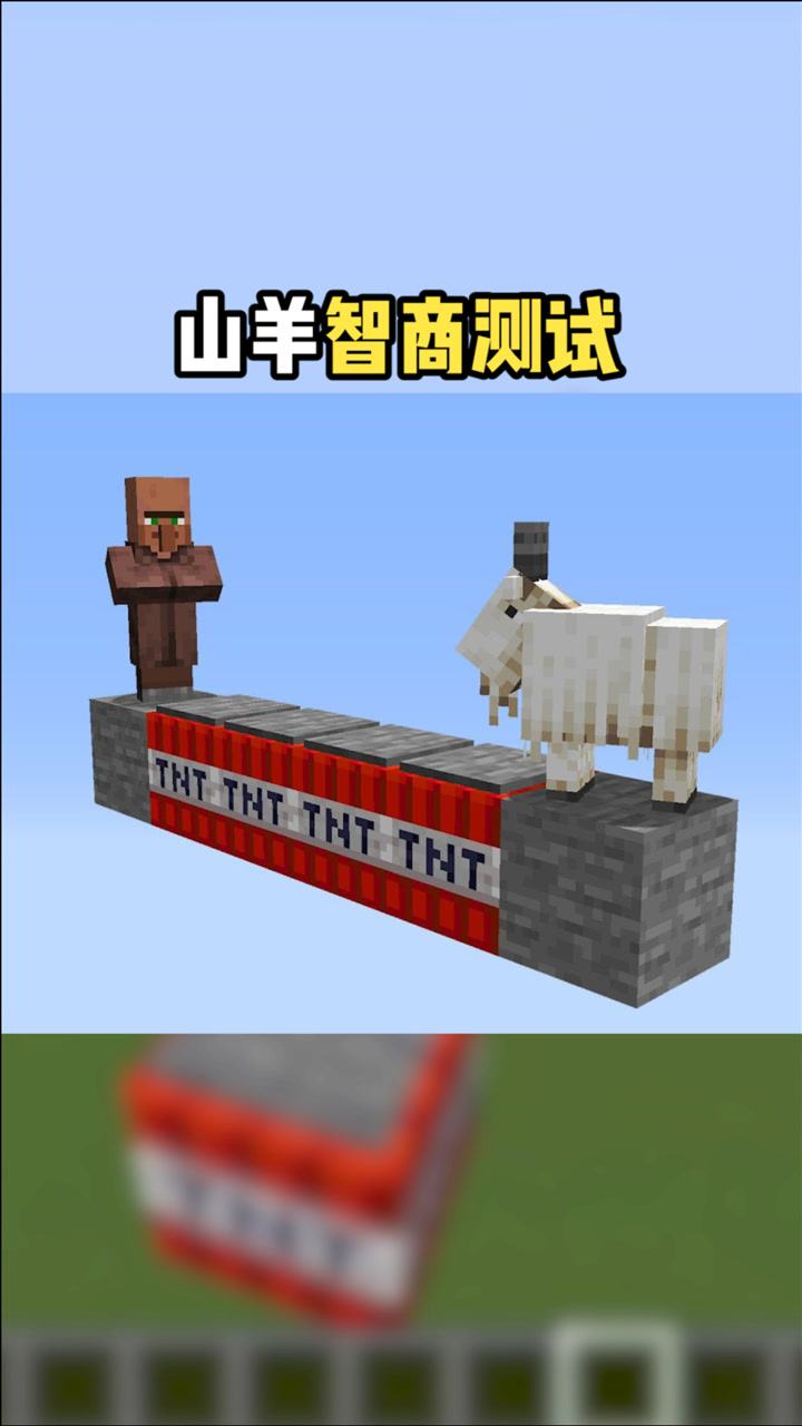 我的世界:山羊智商测试!