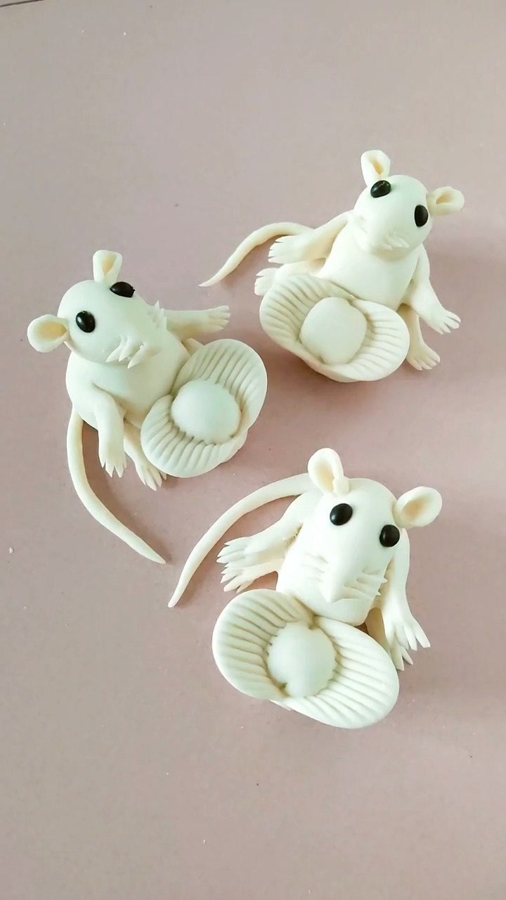 小老鼠面食,是不是很可爱?#面食