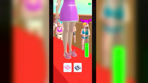 闯关游戏:美女模特台上换装秀