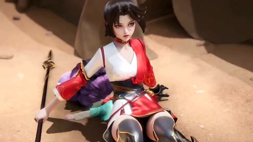 王者荣耀:云缨掠火cg,以为云缨没了掠火枪就不行,殊不知这才是英雄