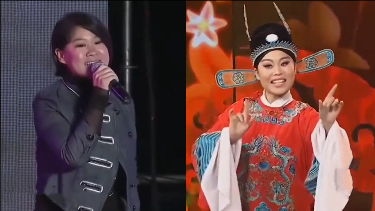 草帽姐和乔军的这首过河太般配了