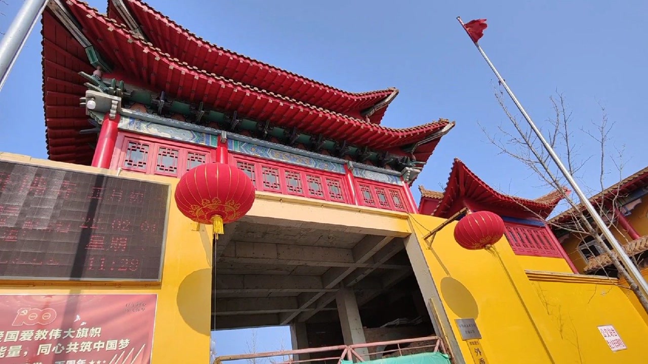 新年祈福,大连卧佛寺