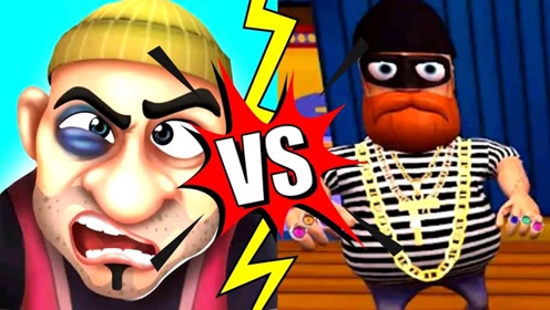 疯狂小偷:小偷们想改造我的房子,结果自己变成了水泥雕塑