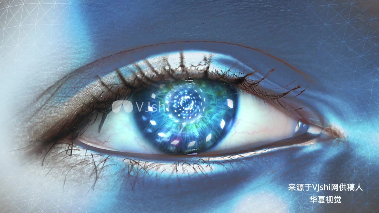 科技感眼睛图片