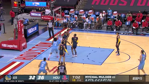 勇士vs火箭常规赛收官战：库里复出空砍29分，申京准绝杀火箭117-116险胜