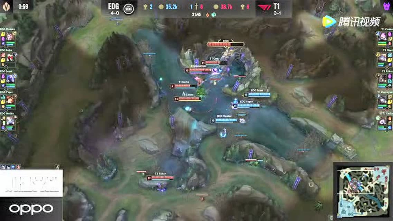 Faker卡牌关键绕后留下杰斯 凯南天雷进场再斩双杀