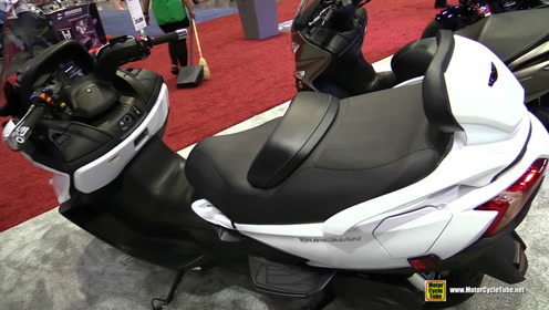 2016美国奥兰多国际车展,实拍铃木burgman 650