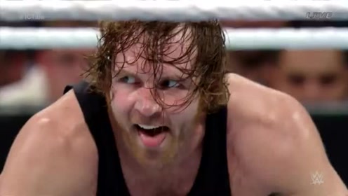 wwe迪恩安布罗斯vs凯文欧文斯,疯子问鼎冠军