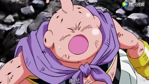 龙珠超,布欧的肚子被打穿,好大一个洞啊
