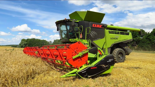 德国限量版克拉斯联合收割机,网友:没有对比就没有伤害!