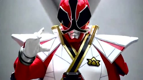 奥特曼美版侍战队真剑者 全体战士合体变身场面 召唤超级兽神!