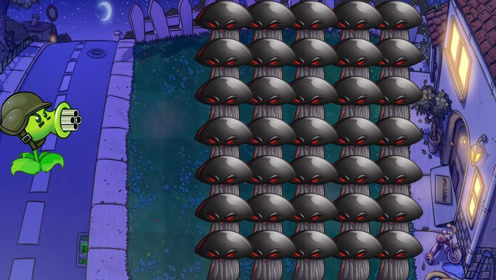 当毁灭菇和加特林组合在一起,戴夫:这才是植物大战僵尸的最强cp!