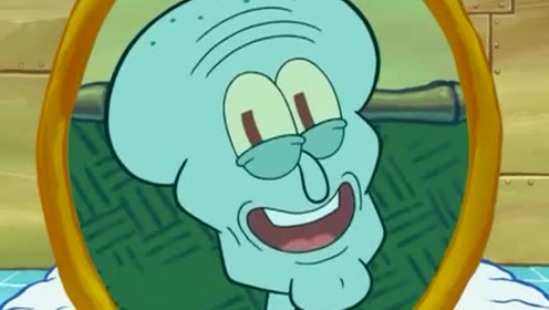 海绵宝宝:章鱼哥整容后,很是帅气的样子,比之前好多了.