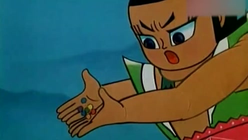 葫芦娃:五娃被困冰窟中得仙鹤相助,终于逃出冰窟不再受其迷惑!