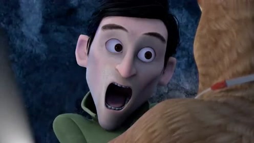 熊出没之探险日记:光头强谢谢大马猴刚才救了他,给了个橘子给他